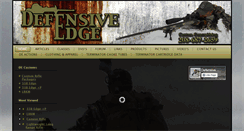 Desktop Screenshot of defensiveedge.net